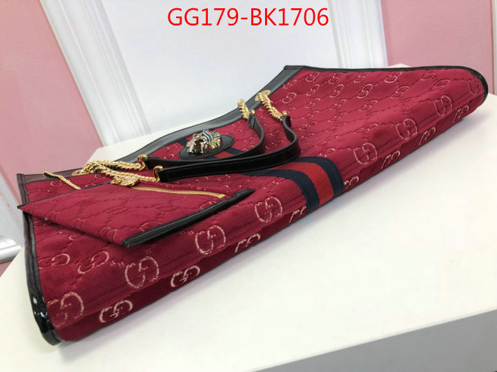 Gucci Bags(4A)-Handbag-,replica aaaaa designer ,ID: BK1706,$:179USD