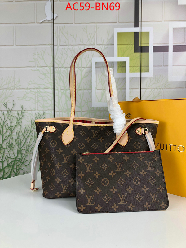 LV Bags(4A)-Neverfull-,online from china designer ,ID: BN69,$: 59USD