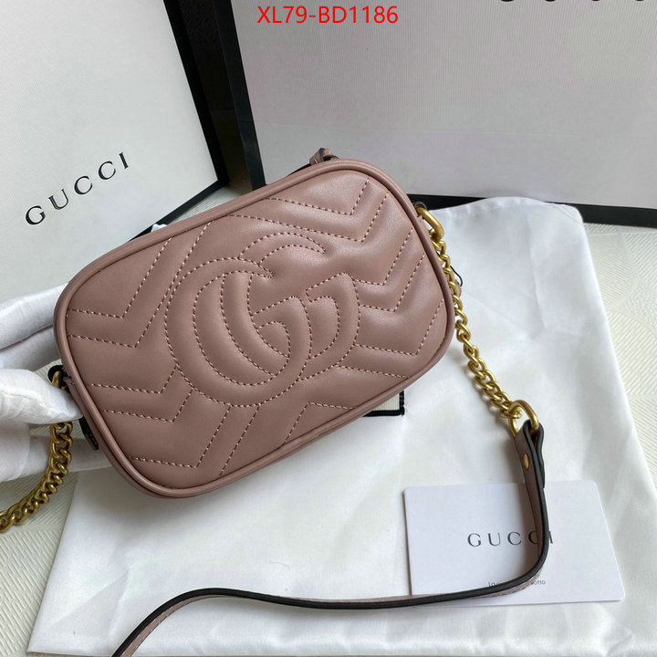 Gucci Bags(4A)-Marmont,luxury 7 star replica ,ID: BD1186,$: 79USD