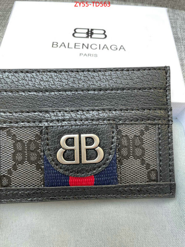 Balenciaga Bags(4A)-Wallet,replica for cheap ,ID: TD563,$: 55USD