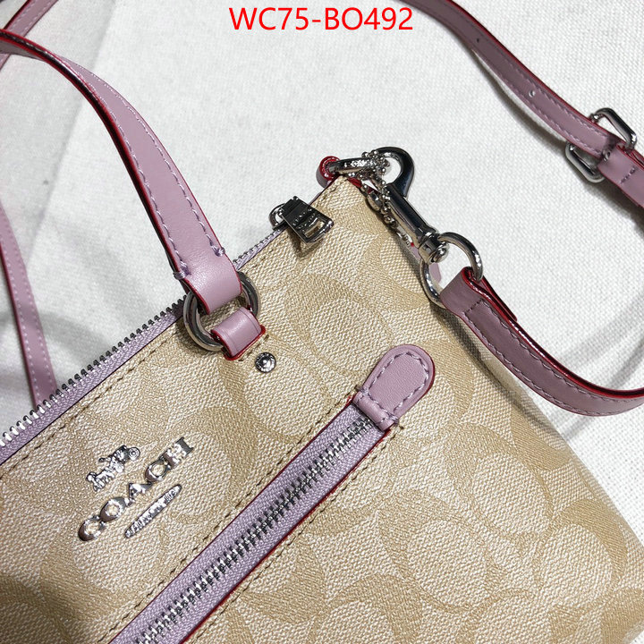 Coach Bags(4A)-Tote-,replica for cheap ,ID: BO492,$: 75USD