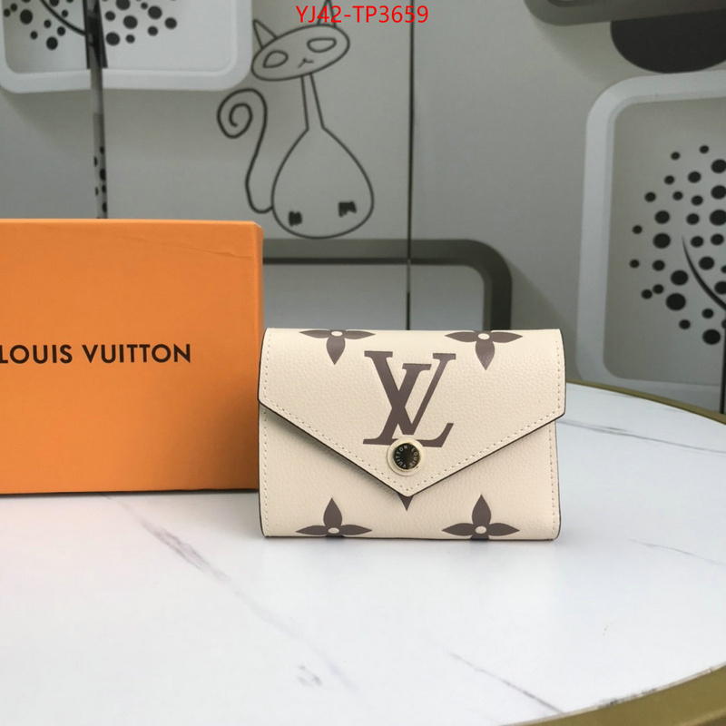 LV Bags(4A)-Wallet,ID: TP3659,$: 42USD