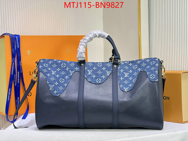 LV Bags(4A)-Keepall BandouliRe 45-50-,the highest quality fake ,ID: BN9827,$: 115USD