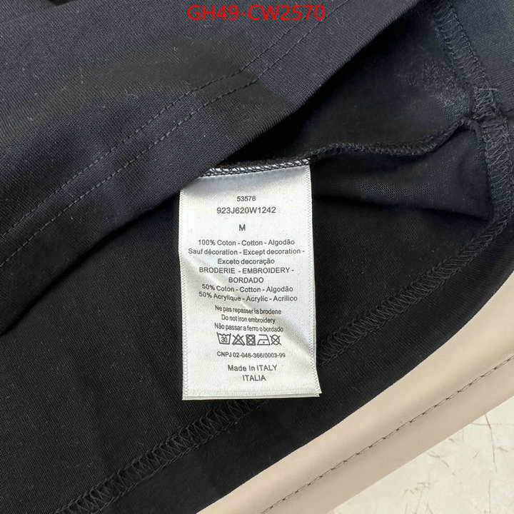 Clothing-Dior,replica wholesale , ID: CW2570,$: 49USD