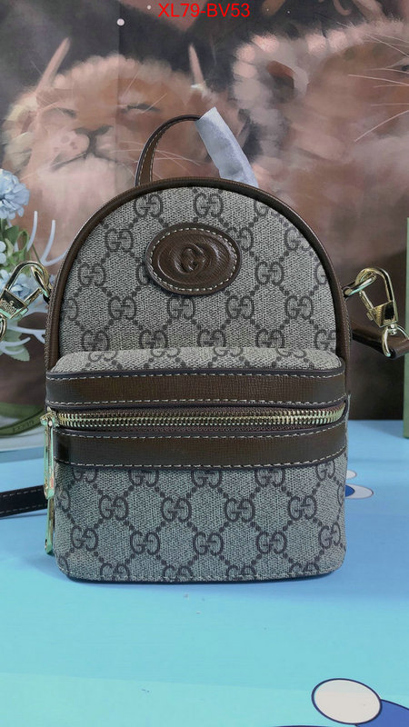 Gucci Bags(4A)-Backpack-,replica aaaaa+ designer ,ID: BV53,$: 79USD