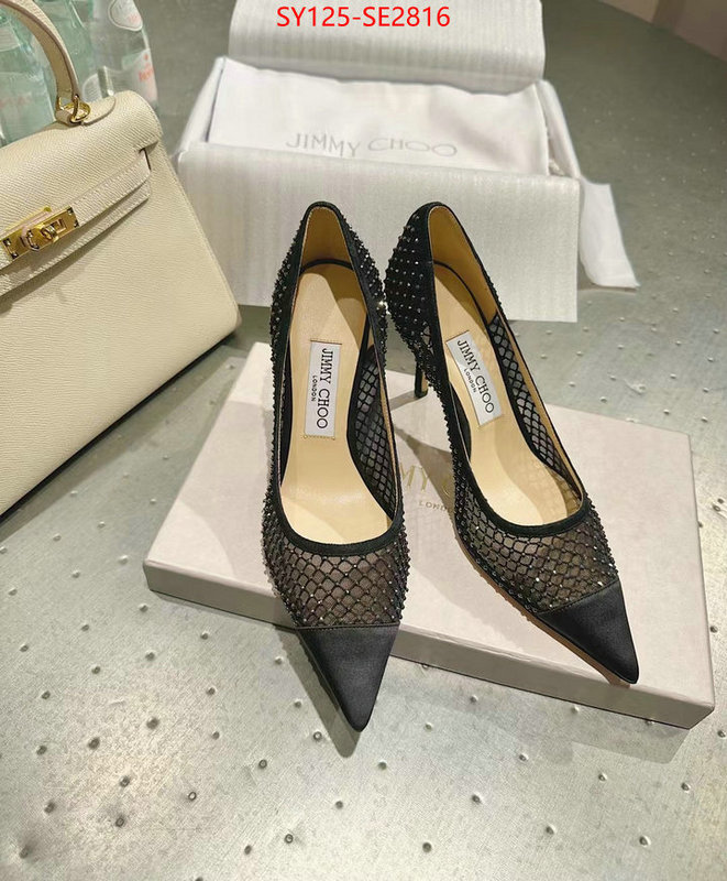 Women Shoes-Jimmy Choo,replica 1:1 high quality , ID: SE2816,$: 125USD