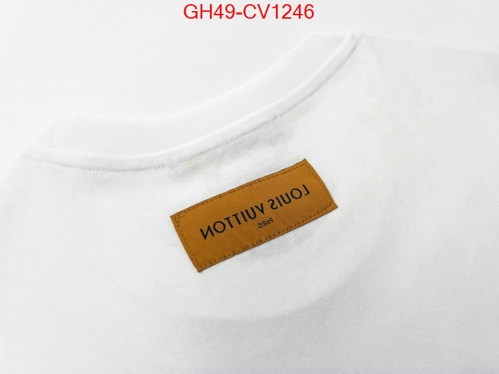 Clothing-LV,2023 luxury replicas , ID: CV1246,$: 49USD