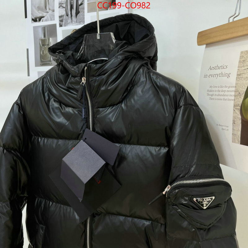 Down jacket Men-Prada,exclusive cheap , ID: CO982,$: 199USD