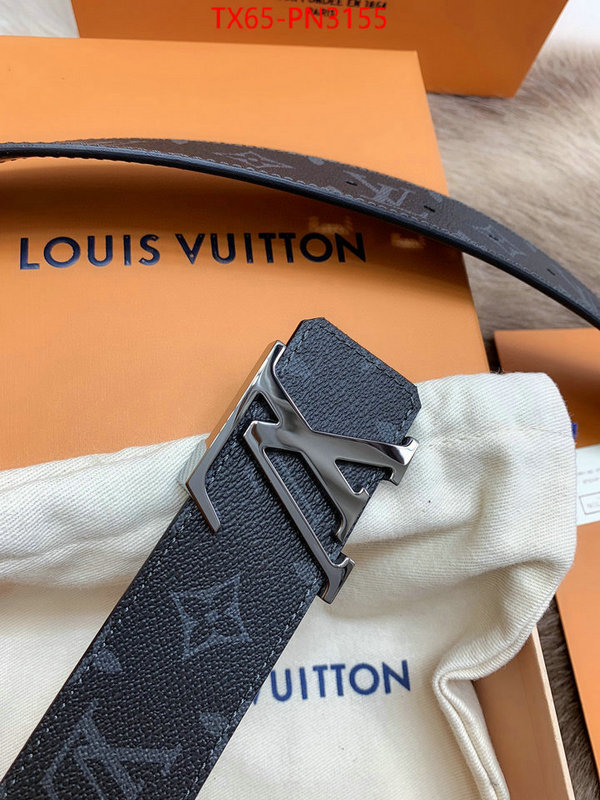 Belts-LV,shop the best high authentic quality replica , ID: PN3155,$: 65USD