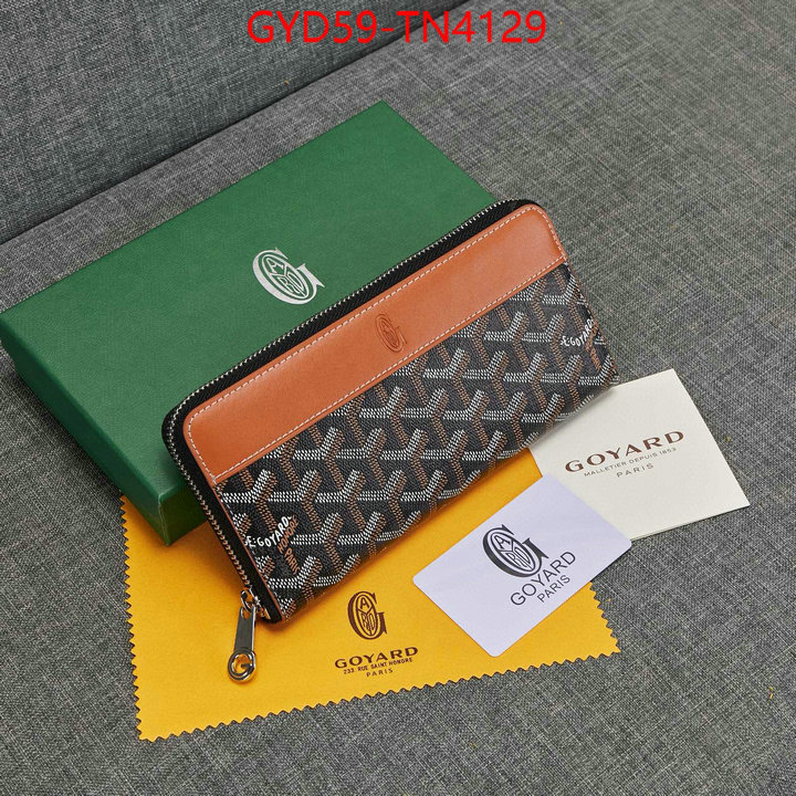 Goyard Bags(4A)-Wallet,aaaaa replica designer ,ID: TN4129,$: 59USD