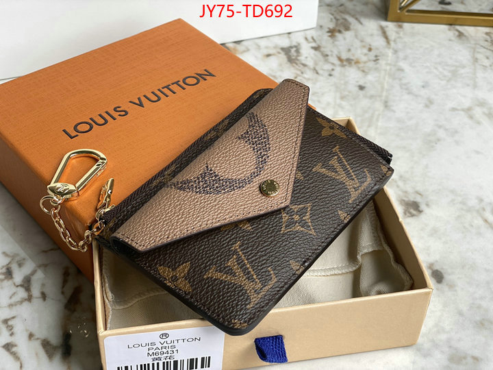 LV Bags(TOP)-Wallet,ID: TD692,$: 75USD