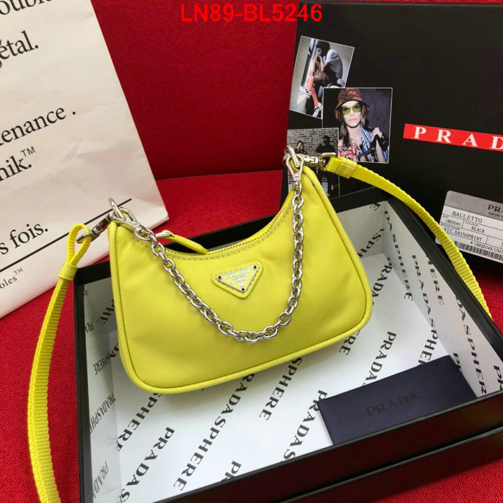 Prada Bags(4A)-Re-Edition 2000,buy first copy replica ,ID: BL5246,$: 89USD