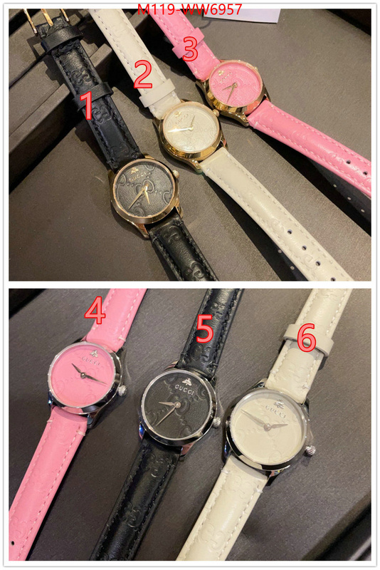 Watch(4A)-Gucci,the best , ID: WW6957,$: 119USD