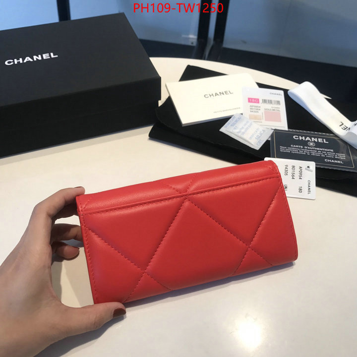 Chanel Bags(TOP)-Wallet-,ID: TW1250,$: 109USD