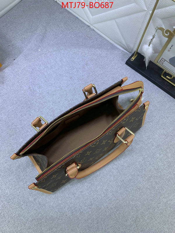 LV Bags(4A)-Handbag Collection-,replica 1:1 ,ID: BO687,$: 79USD