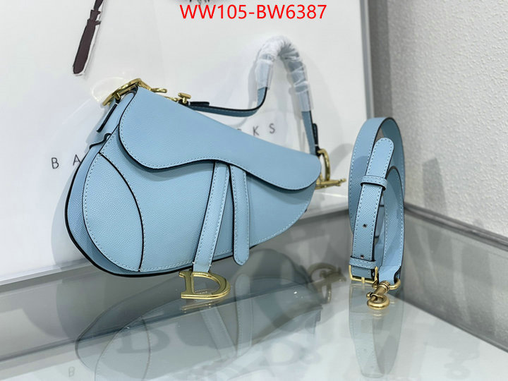 Dior Bags(4A)-Saddle-,ID: BW6387,$: 105USD