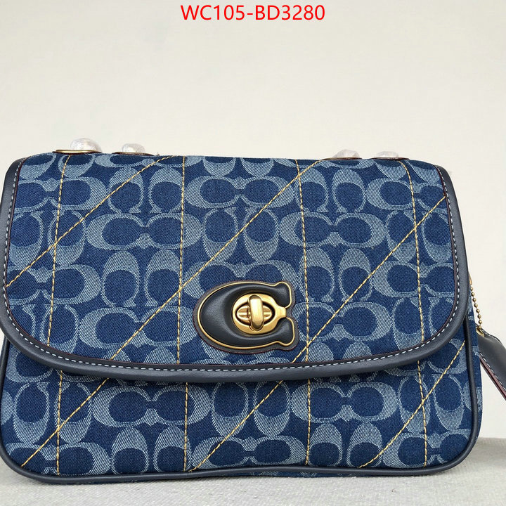 Coach Bags(4A)-Diagonal,found replica ,ID: BD3280,$: 105USD