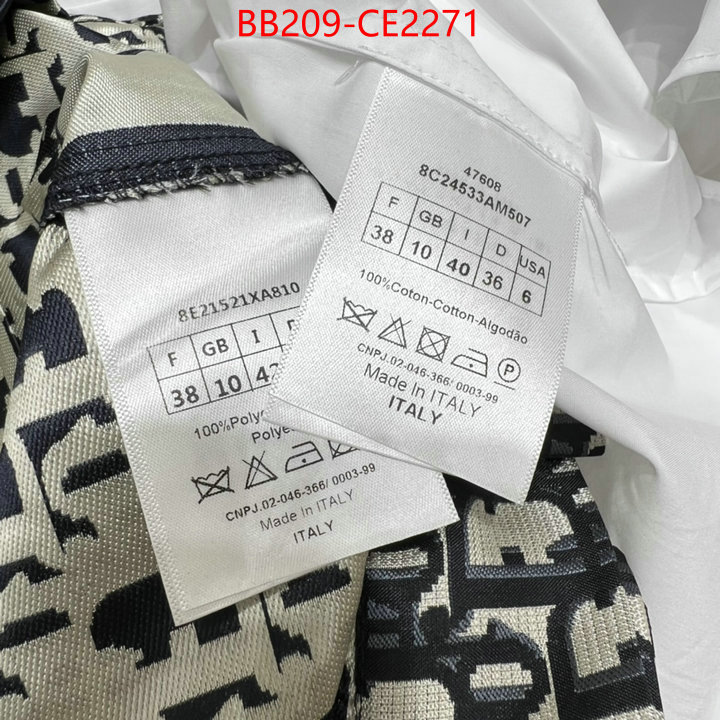 Clothing-Dior,where quality designer replica ,ID: CE2271,$: 209USD