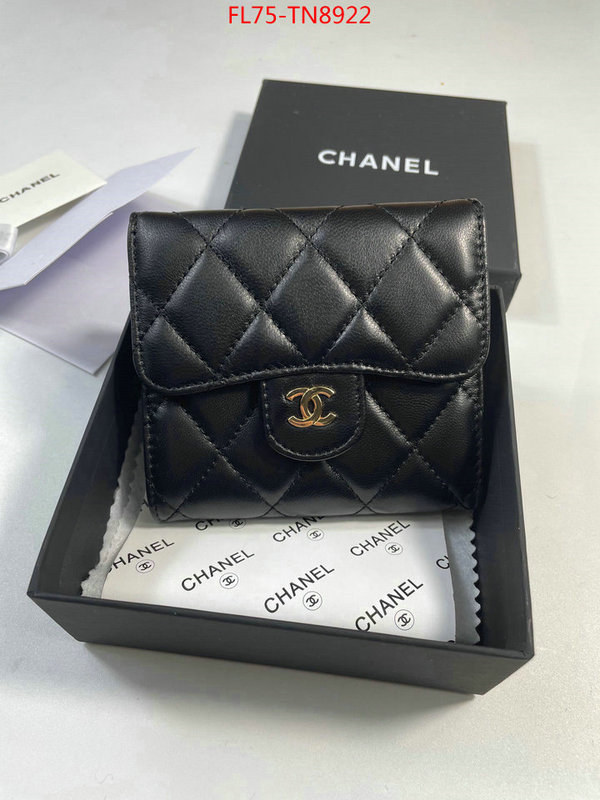 Chanel Bags(4A)-Wallet-,ID: TN8922,$: 75USD