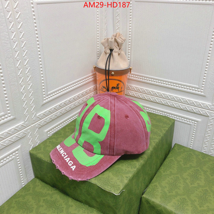 Cap (Hat)-Balenciaga,knockoff highest quality , ID: HD187,$: 29USD