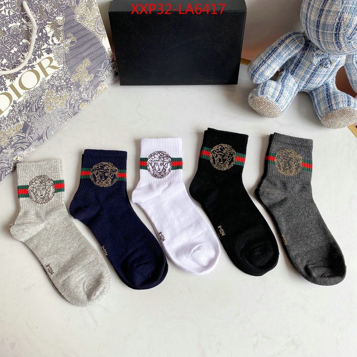 Sock-Versace,cheap high quality replica , ID: LA6417,$: 32USD