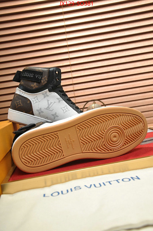 Men Shoes-LV,fake , ID: SO381,$: 129USD