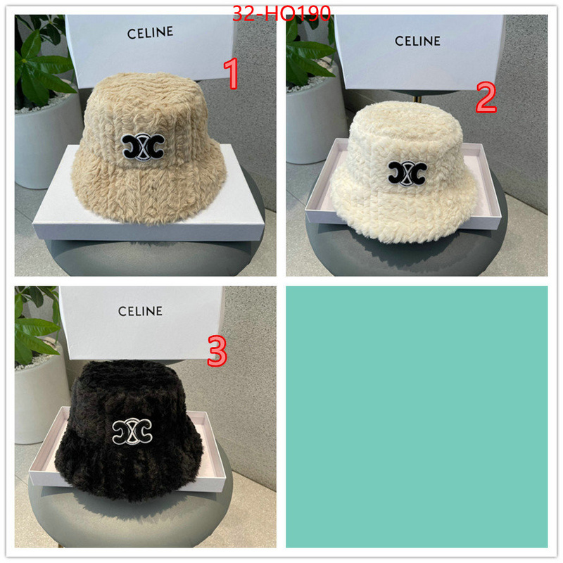 Cap (Hat)-Celine,designer 1:1 replica , ID: HO190,$: 32USD