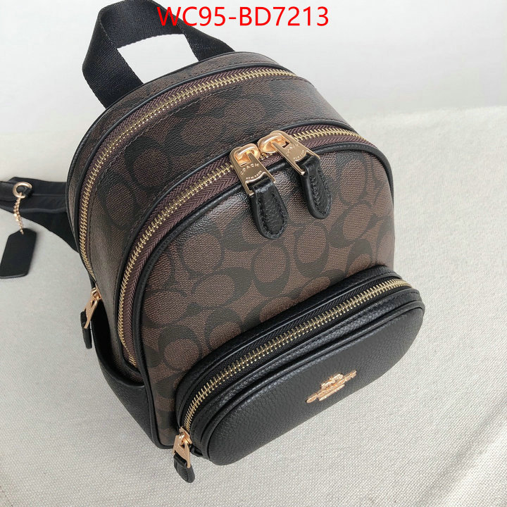 Coach Bags(4A)-Backpack-,top designer replica ,ID: BD7213,$: 95USD