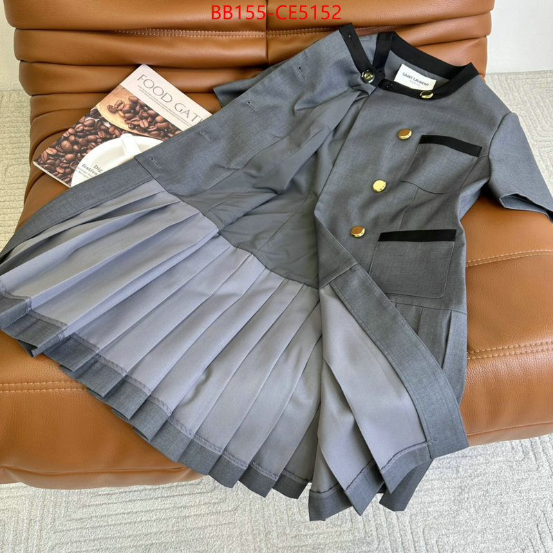 Clothing-YSL,designer 1:1 replica , ID: CE5152,$: 155USD
