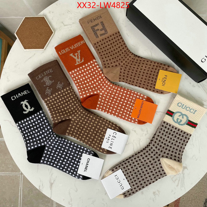 Sock-LV,fake high quality , ID: LW4825,$: 32USD