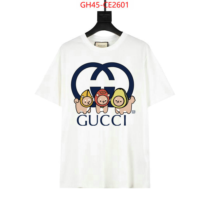 Clothing-Gucci,where to buy fakes , ID: CE2601,$: 45USD