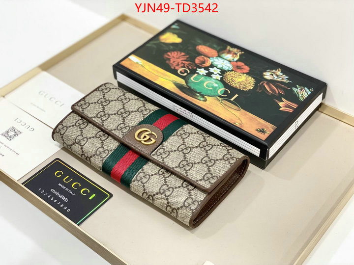 Gucci Bags(4A)-Wallet-,where should i buy to receive ,ID: TD3542,$: 49USD