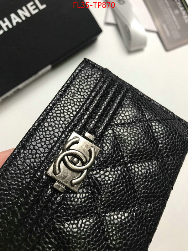 Chanel Bags(4A)-Wallet-,ID: TP870,$: 35USD