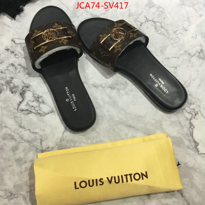 Women Shoes-LV,what 1:1 replica , ID: SV417,$:74USD