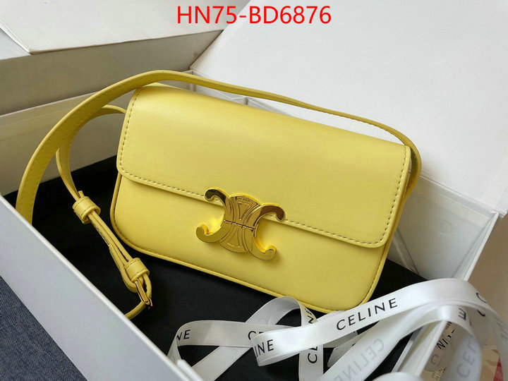 CELINE Bags(4A)-Triomphe Series,shop designer replica ,ID: BD6876,$: 75USD