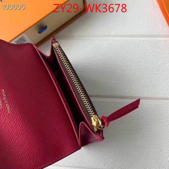 LV Bags(4A)-Wallet,ID: WK3678,$:29USD