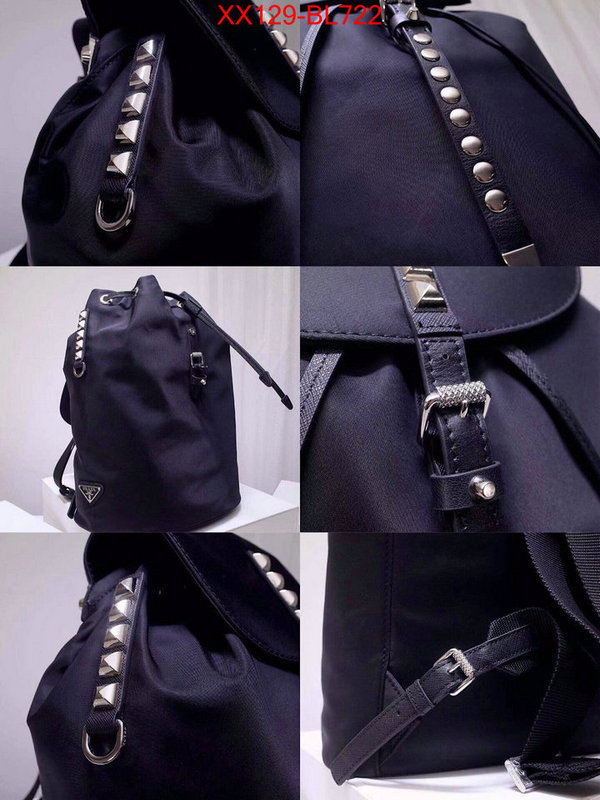 Prada Bags(TOP)-Backpack-,ID: BL722,$:129USD