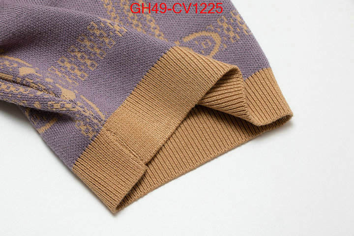 Clothing-Gucci,buy 2023 replica , ID: CV1225,$: 49USD