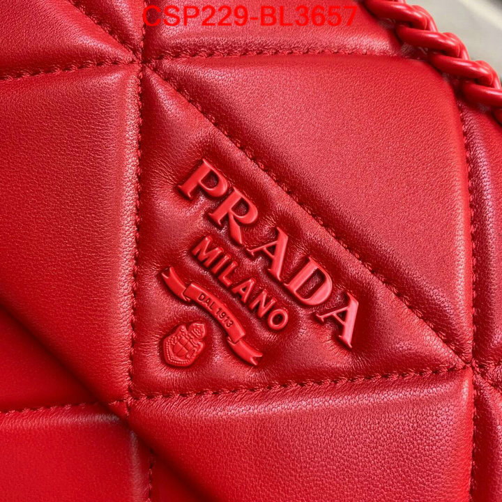 Prada Bags(TOP)-Diagonal-,ID: BL3657,$: 229USD