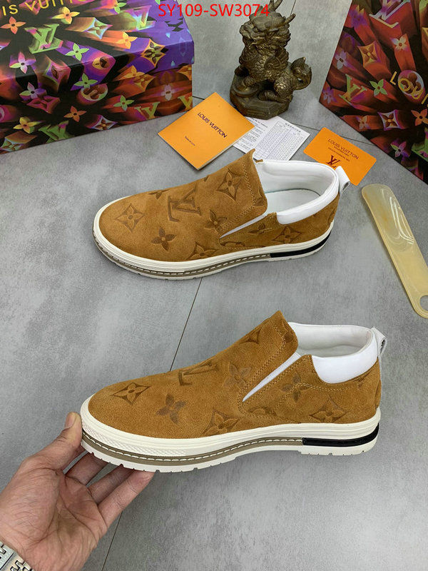 Men Shoes-LV,wholesale imitation designer replicas , ID: SW3074,$: 109USD