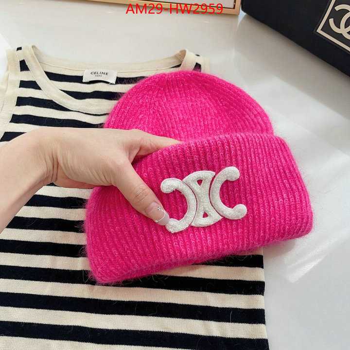 Cap (Hat)-Celine,brand designer replica , ID: HW2959,$: 29USD