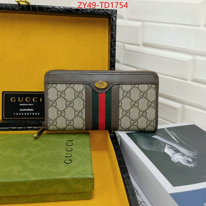 Gucci Bags(4A)-Wallet-,ID: TD1754,$: 49USD