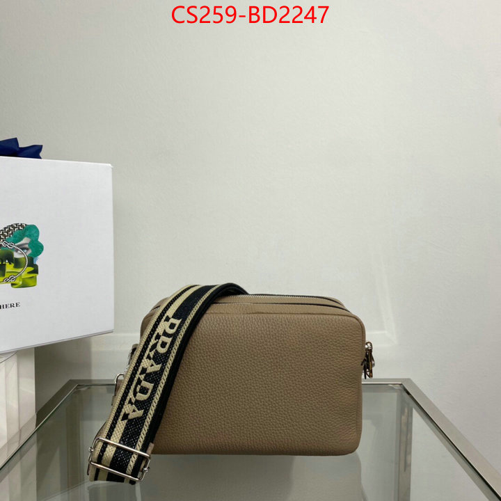 Prada Bags(TOP)-Diagonal-,ID: BD2247,$: 259USD