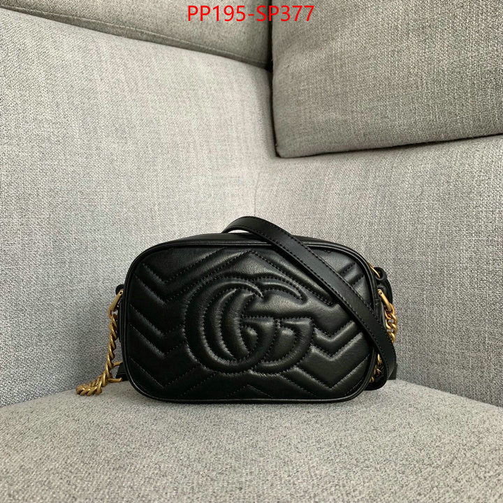 Gucci Bags(TOP)-Marmont,ID: BP377,$: 195USD