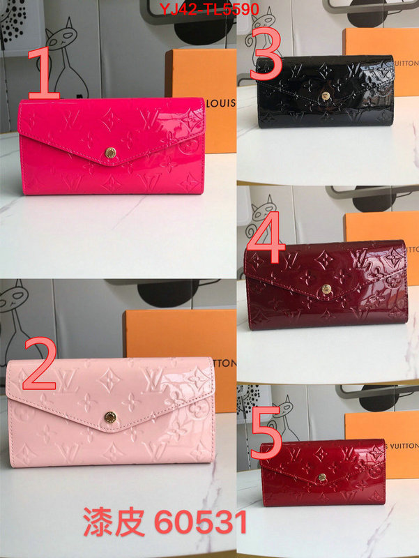 LV Bags(4A)-Wallet,ID: TL5590,$: 42USD