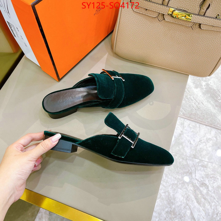 Women Shoes-Hermes,1:1 replica wholesale , ID: SO4172,$: 125USD