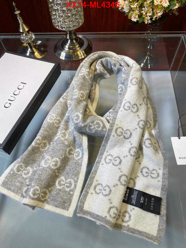 Scarf-Gucci,fake designer , ID: ML4346,$: 74USD