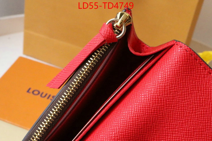 LV Bags(TOP)-Wallet,ID: TD4749,$: 55USD