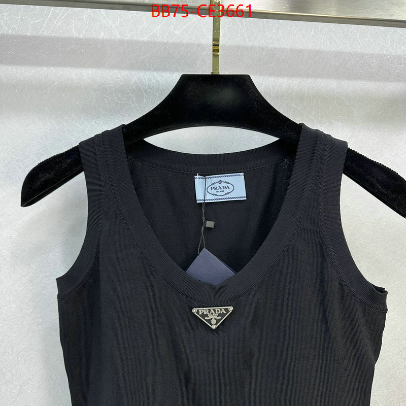 Clothing-Prada,fake aaaaa , ID: CE3661,$:75USD