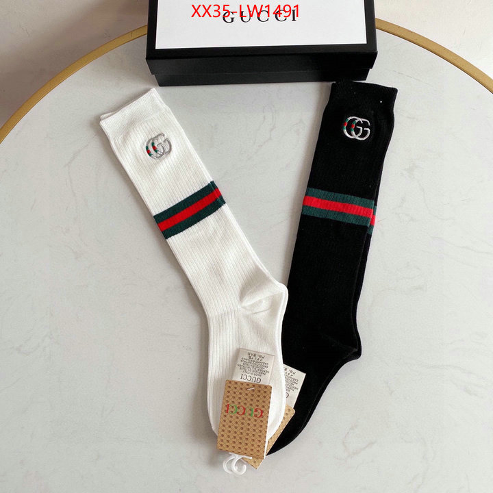 Sock-Gucci,what is a 1:1 replica , ID: LW1491,$: 35USD